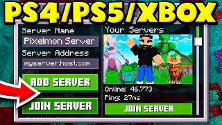 How to Add and Join ANY Server on Minecraft Xbox One, PS4, PS5, Switch (Working 2023!)