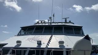 Boat trip from Dry Tortugas back to Key West part 1 (8/9/2023)