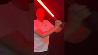 Trying Out A New Lightsaber #starwars #heartofsiberia #lightsaber #shorts