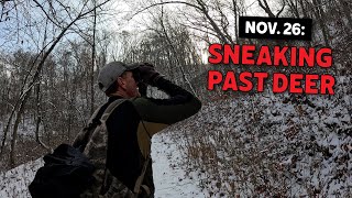 Nov. 26: Sneaking Past Deer - My Biggest Challenge Now | Bowhunting Whitetails w/ Bill Winke