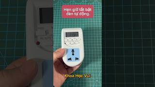 Hẹn giờ tắt bật đèn trang trí tự động #dentrangtri #khoahocvui #diy