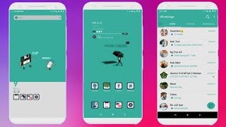 TEMA IJO MIUI 10 KEREN MANTAP TEMBUS APLIKASI