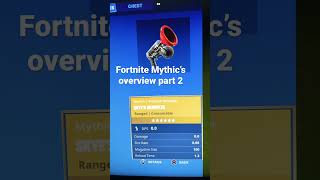 Fortnite Mythic’s overview part 2