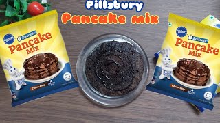 Pillsbury 2 minutes Pancake mix ready to eat / how to make / chocochip chocolate flavor pancake mix