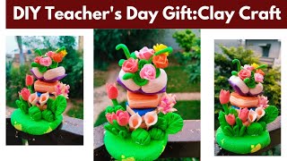 Simple and Easy Teacher's Day Gift Tutorial | DIY Clay Craft Ideas