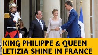 Queen Letizia is the PICTURE of BOSS LADY in France for noble cause.#queenletizia #france#kingfelipe