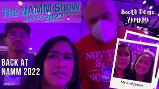 LIVE at NAMM2022 - Visiting the Yamaha booth - Demo on Yamaha mixers