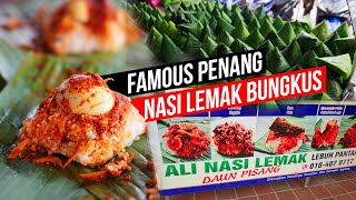 Famous Nasi Lemak Bungkus at Ali Nasi Lemak Daun Pisang | Lebuh Pantai, George Town, Penang