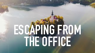 Escaping from the Office | Amazing Drone Shots from Lake Bled, Slovenia