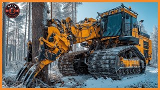 Extreme Dangerous Fastest Big Chainsaw Cutting Tree Machines - Monster Logging Truck Driving Skills