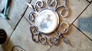 Холодная ковка.Дешёвый фонарь в ковку..Cheap lantern forging ..