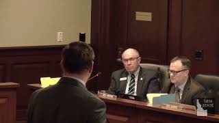 Sen. Chuck Winder asks Ryan Spoon about the West Point motto