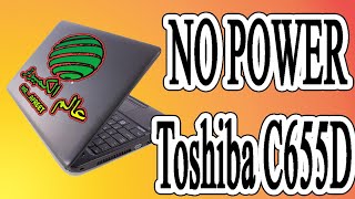 اصلاح عطل باور فى لاب توشيبا Toshiba C655D