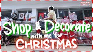 [VLOGMAS 2023] 🎅🏻D-11🎄| SHOP & DECORATE with me for Christmas!