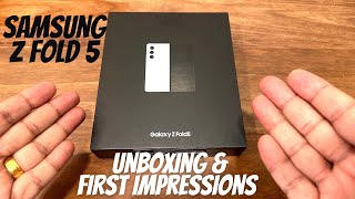 Samsung Z Fold 5 Unboxing and First Impressions