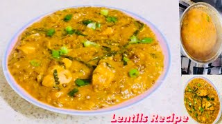 Lentils With Chicken And Spinach Stew | حساء العدس مع الدجاج والسبانخ #My Favourite Lentils Recipe 🔥