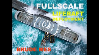 Brude MES Liferaft Deployment Test | CaptainsVoyage