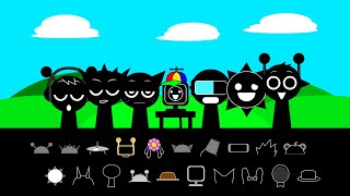 Incredibox Sprunki But They're all Black(MOD/COVER)#incrediboxsprunki #sprunki #sprunkimod