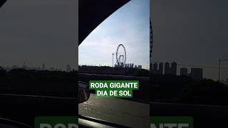 Roda gigante do jaguaré em um dia lindo de sol. #dialindo #paisagem #rodagigante #dia