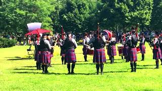 Scottish Pipe Band Competition Finalists, Highland Games 2023