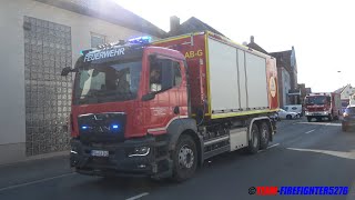 [150 Jahre Freiwillige Feuerwehr Wörth am Main] Großer Blaulichtumzug mit 25 Fahrzeugen