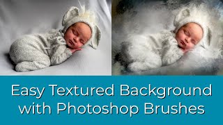 EASY Textured Background with Photoshop Brushes