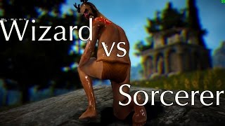 Black Desert Awakening Wizard VS Sorcerer PVP