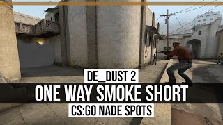 CS:GO Nade Spots :: Dust 2, One Way Smoke Short