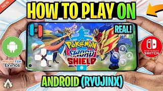 🔥 HOW TO PLAY POKEMON SWORD & SHIELD ON ANDROID IN *LOW-END* DEVICES | RYUJINX EMULATOR GAMEPLAY