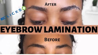 BROW LAMINATION STEP BY STEP||PERFECT CHRISTMAS BROWS