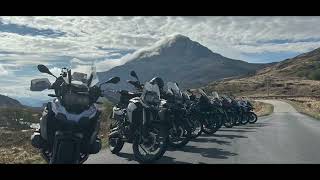 12 GS's tear up NC500 Lochinver loop Rd. & Kylesku Bridge, Scotland #motorcycle #adventure #motovlog