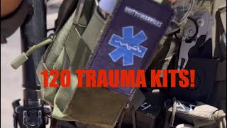 120 Donated Trauma Kits! Gaza border delivery