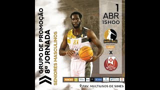 GRUPO DE PROMOÇÃO | 8ª JORNADA | PROLIGA | SÉNIORES MASCULINOS | BSA X SC VASCO DA GAMA