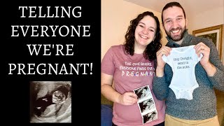 I'M PREGNANT!!! Finding out I'm pregnant, telling my husband, and telling our friends and family!