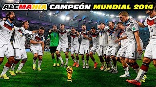 ALEMANIA 🇩🇪  CAMPEÓN 🏆 MUNDIAL 🌟 2⃣0⃣1⃣4⃣