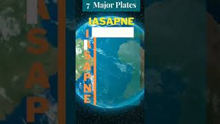 Short trick to Remember Major Plates/Mnemonics for Major Plates #geography #plate #mnemonics