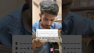 Malang Sajna Easy Guitar Tabs | Shubham Srivastava #learnguitar #shorts