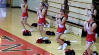 Clinton High School Freshmen Cheerleaders 2009 Iowa