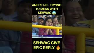 Sehwag Epic reply to nel #highlights #cricket