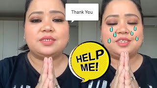 Bharti Singh request to help animals in Film Studio