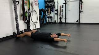 (Laying Down) Supine Banded Front Raises