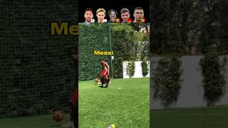 Messi vs De Jong vs Rafael Leao vs Müller vs Ronaldo | Playing with Animals 🐶