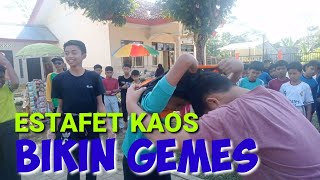 LOMBA AGUSTUSAN ESTAFET KAOS BIKIN GEMES #agustusan