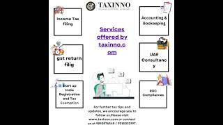 Ready to simplify your tax journey? Discover the extensive services at Taxinno.com today!