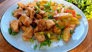 Приготовьте этот вкусный ужин, и он покорит ваше сердце! Супер простой рецепт!