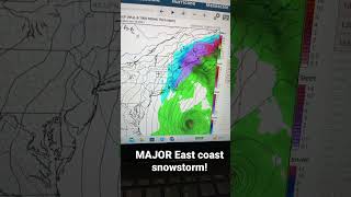 Major East coast snowstorm TODAY!!!!!