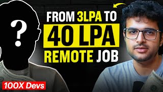 Tier 3 Student grabs 40 LPA Remote Job: How?