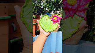 ভাইরাল পদ্মপাতার ধূপদানী #ytshorts #artandcraft #shortsfeed #diy #clay #clayart #shorts