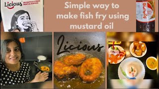 Licious fish making | Licious fish |simple dish| Odia blogger in Bangalore | #fishfry #streetfood