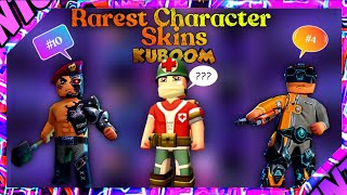 [KUBOOM] | Top 10 "Rarest Character Skins" | #Kuboom #Kубум